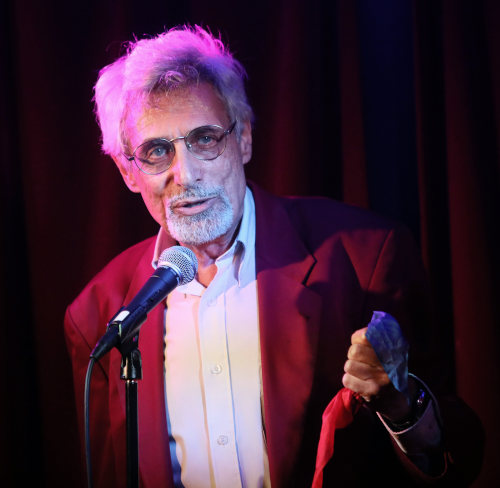 Ian Saville with Red / Blue Silk Handkerchief